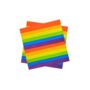 Rainbow Party Paper Napkins X 16, thumbnail 2 of 2