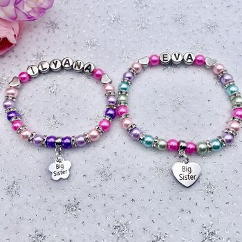 Personalised Big Sister Bracelet, 2 of 12