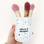 Personalised Starry Make Up Brush Holder Ceramic Pot, thumbnail 1 of 3