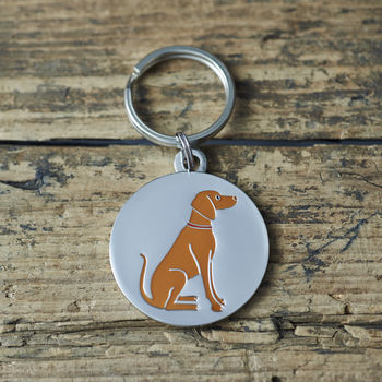 Vizsla Dog ID Name Tag, 2 of 8