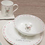 Little Pink Bunny Personalised Childrens Breakfast Set, thumbnail 4 of 4