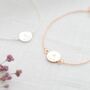 Initial And Date Personalised Bracelet Wedding Gift Set, thumbnail 3 of 12
