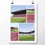 West Ham Views Of Upton Park And London Stadium Poster, thumbnail 2 of 7