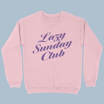 Lazy Sunday Club Women's Sweatshirt, 2 of 4