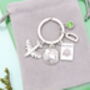 Personalised Travel Keyring Travel Bag Charm, thumbnail 8 of 11