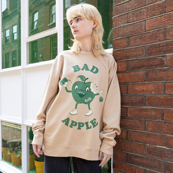 Bad Apple Women's Slogan Sweatshirt, 3 of 5
