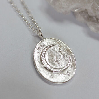 Silver Moon And Stars Necklace, 4 of 6