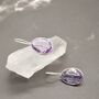 Amethyst Silver Earrings, thumbnail 4 of 12