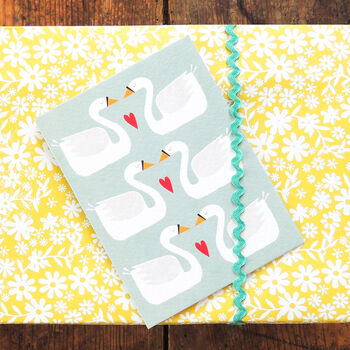 Mini Greetings Card Pack Of 10 Folky, 6 of 12