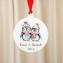 Personalised Penguin Christmas Tree Decoration, thumbnail 1 of 8