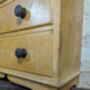 Late 1800s Antique Pine Maple Chest Drawers, thumbnail 2 of 5