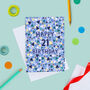 21st Birthday Card For Men, Geometric 21st Card, For Him, thumbnail 1 of 2
