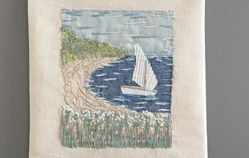 Coastal Scene Slow Stitch Kit, 6 of 7