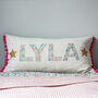 Personalised Name And Glitter Stars Cushion, thumbnail 7 of 7