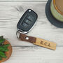 Personalised Initials Wooden Keyring, thumbnail 2 of 7