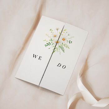 Daisy Gatefold Wedding Invitations, 2 of 5