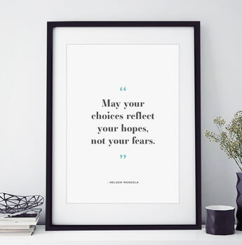 Use Your Own Words Personalised Quote Print, 8 of 9