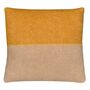 Festivity Wool Cushion Yellow Full Square, thumbnail 2 of 5
