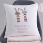 Personalised Twin Gift Cushion, thumbnail 1 of 5