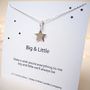 Big And Little Make A Wish Necklace, thumbnail 2 of 4