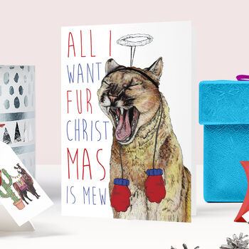 Caroling Cats Christmas Card Pack, 9 of 10