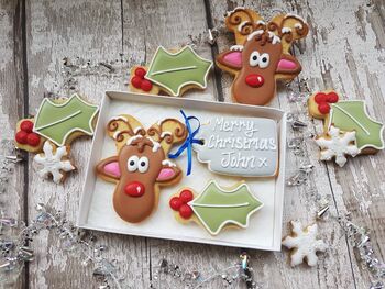 Personalised Rudolph Christmas Cookie Gift, 2 of 4
