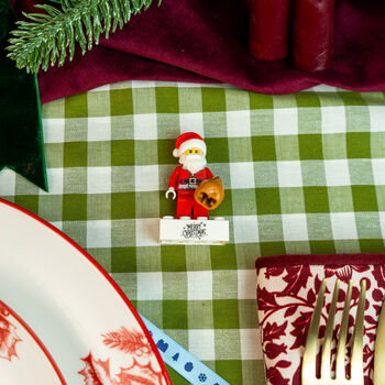 Merry Christmas Lego® Brick With Santa Minifig, 5 of 5