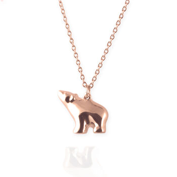 Personalised Tiny Polar Bear Necklace, 6 of 11