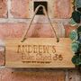 Personalised Bike Shed Wooden Sign, thumbnail 1 of 6