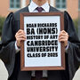 Personalised Bold Typographic Graduation Print, thumbnail 2 of 3