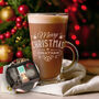 Christmas Holly And Snowflake Hot Chocolate Mug And Christmas Decoration Gift Box, thumbnail 1 of 7