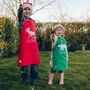 Personalised Snow Animals Kids Apron, thumbnail 7 of 8
