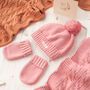 Personalised Blush Pink Luxury Cotton Baby Blanket, thumbnail 2 of 12
