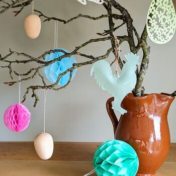 Scandinavian Easter Tree Decorations | Set Of 12, 2 of 12