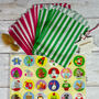 Fill Your Own Advent Stripy Bags, Stickers And Sweets, thumbnail 6 of 7
