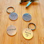 Personalised Hand Stamped Name Dog Tag Cat Pet Lover Gift, thumbnail 4 of 8