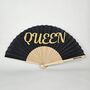 Handheld Queen Folding Fan, thumbnail 2 of 3