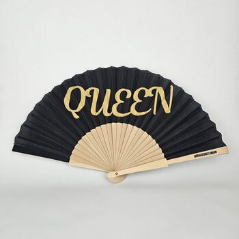 Handheld Queen Folding Fan, 2 of 3