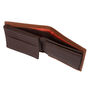 Men's Tan Leather Wallet With Rfid Protection, thumbnail 2 of 3