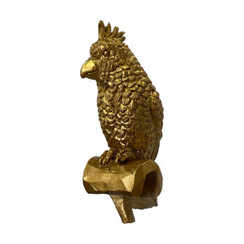Gold Parrot Pot Hanger Ornament, 2 of 3