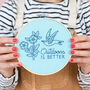 Outdoors Is Better Embroidery Hoop Kit, thumbnail 1 of 9