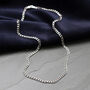 Men's Sterling Silver Curb Chain Necklace, thumbnail 1 of 3