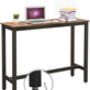 Narrow Industrial Bar Table With Sturdy Metal Frame, thumbnail 4 of 5