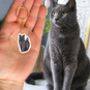 Personalised Cat Full Portrait Keyring, Cat Owner Gift, thumbnail 1 of 8