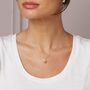 Sterling Silver Acorn Charms Necklace, thumbnail 1 of 5
