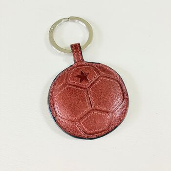 Leather Football Keyring ~ Boxed, 2 of 4