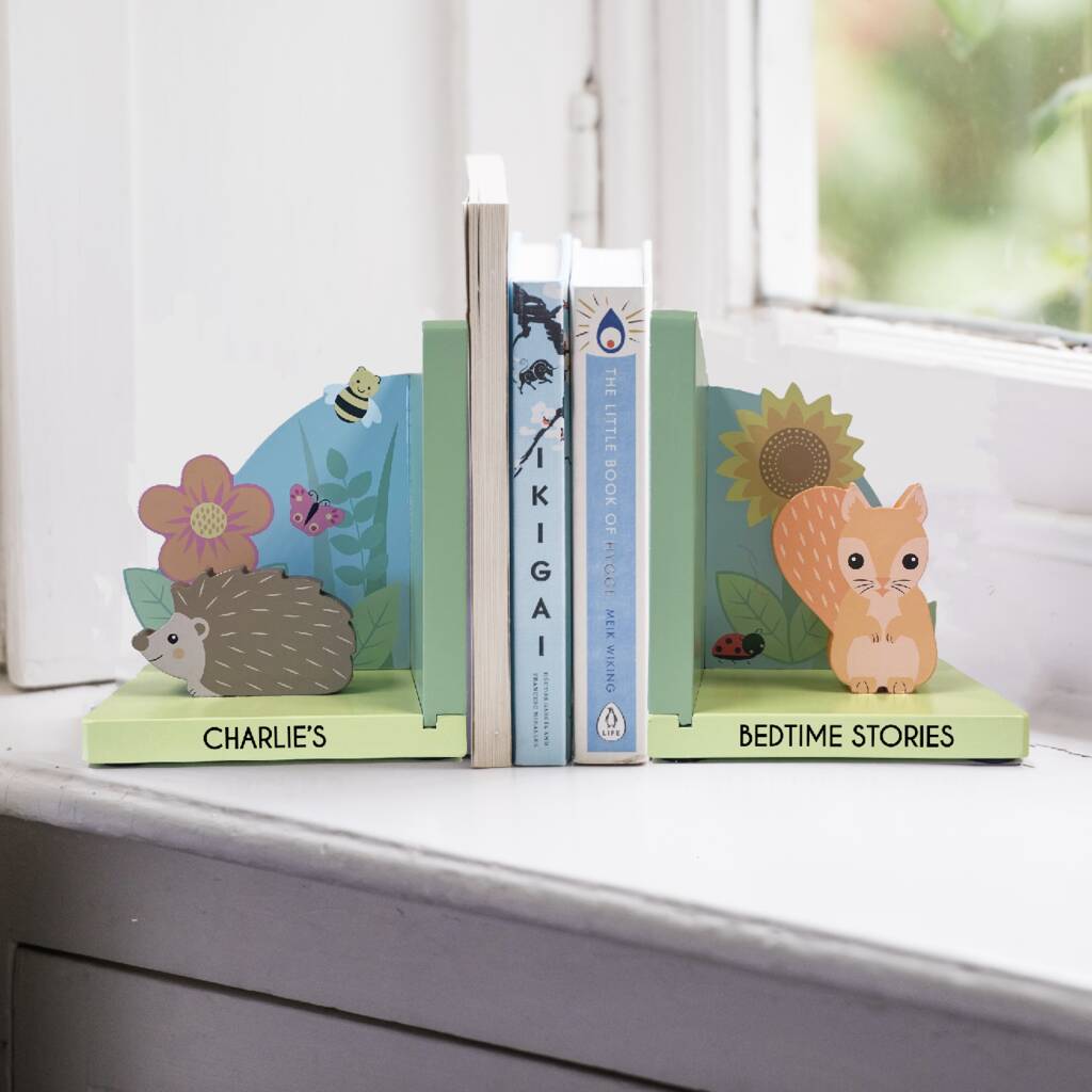 Personalised Spring Garden Bookends, 1 of 3