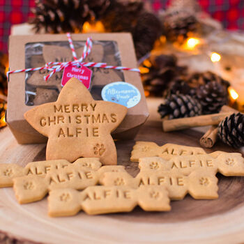 Personalised Christmas Dog Treats Gift Set, 2 of 6