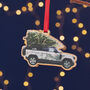 Range Rover With Christmas Tree Decoration, thumbnail 1 of 4