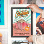 Personalised Family Movie Night Metal Sign, thumbnail 2 of 5